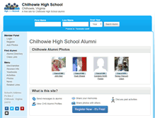Tablet Screenshot of chilhowiehighschool.org